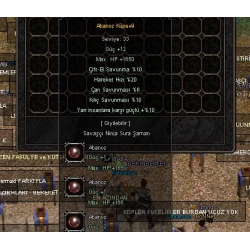 +9 Abanoz Küpe 5 Efsun